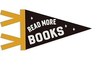 SJDFCSA Reading Room Decor, Read More Books Wall Hanging Pennant Flag Banner, Trendy Classroom Wall Decorations for Kids Boys Girls Toddler Nursery Room Bedroom Playroom Reading Corner Nook Decor