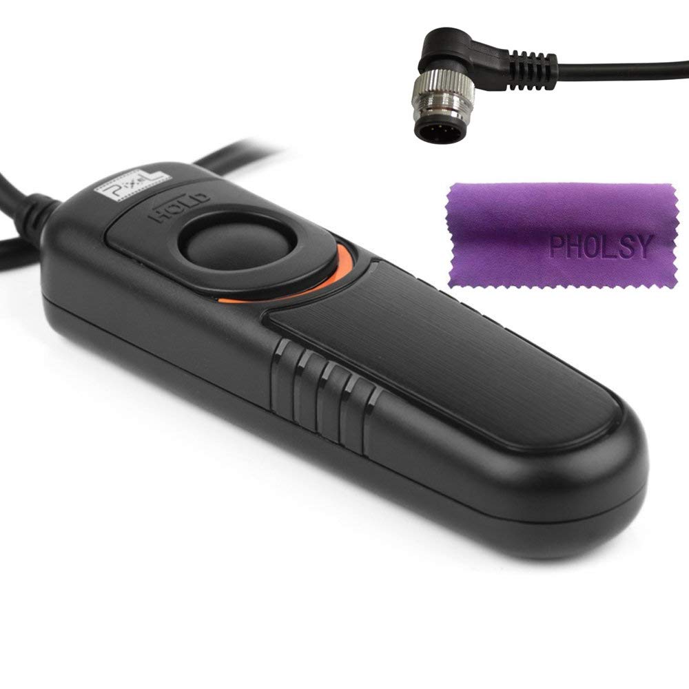 Pixel RC201-DC0 Wired Remote Control Camera Compatible with Nikon Z9 D3 D4 D4s D5 D6 D800 D850 D800E D810 D810A D700 D500 D300 D200 F6 F100 F5 F90X F90X 0N90 s D1X D2H D3X Compatible with MC-30 MC-36A
