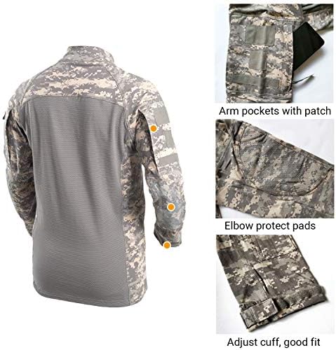 Long-sleeve shirt with tag, size details, chest and elbow measurements, priced at $31.89.