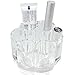 TWING Premium Acrylic Flower Shape Cosmetic Brush Holder Crystal and Unbreakable Organizer