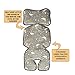 Agibaby Deluxe 3D Air Mesh Cool Seat Pad/Cushion/Liner for Stroller and Car Seat with Cotton Cover (Whales Star World) - Hand Made