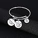 YEEQIN 2PCs Best Friends Charms Bracelets Gifts for Friends Long Distance Friendship Gifts Beads Bracelet