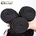 QTHAIR 16A Virgin Brazilian Body Wave Human Hair 3 Bundles (12 12 12,300g,Natural Black) 100% Unprocessed Body Wave Brazilian Human Hair Weave Extensions for African Americans Women