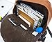 ZEBELLA Vintage PU Leather Laptop Backpack School Book Bag College Daypack
