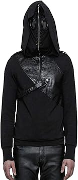 leather pullover hoodie