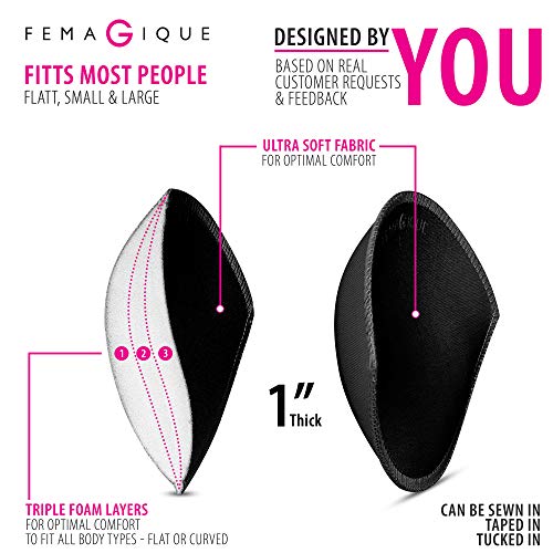 Bra Inserts Breast Lifting pads Cleavage Enhancers Padding Push Up