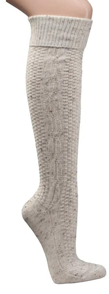 krautwear Herren Trachtenstrümpfe Trachten Kniestrümpfe mit Wolle