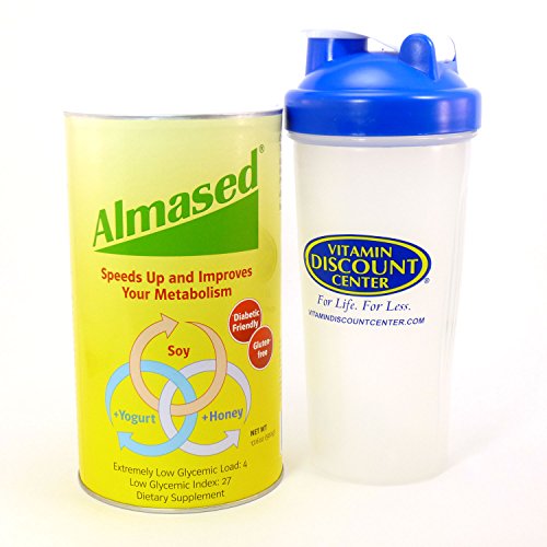 Bundle: 2 Items - 1 Tub of Almased Multi Protein 17 Ounces and 1 VDC Shaker Cup