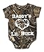 Daddy's Lil Buck Deer Antler Realtree One Piece Romper