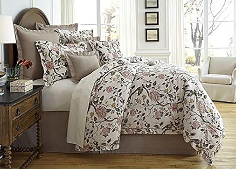 Amazon Com Villa By Noble Excellence Gianna Floral Cotton Linen