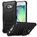 Galaxy A3 Case, MoKo Shock Absorbing Hard Cover Ultra Protective Heavy Duty Case with Holster Belt Clip + Built-in Kickstand for Samsung Galaxy A3 4.7