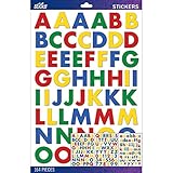 Sticko Alphabet Primary Futura Bold Stickers, Large