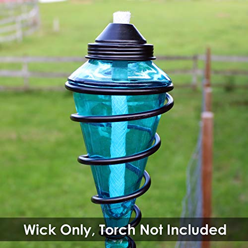 Sunnydaze Outdoor Replacement Fiberglass Wicks for Tiki Torches and