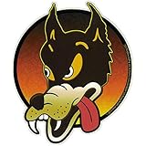 Grateful Dead Jerry Garcia Guitar Wolf - Small Bumper Sticker/Decal (2â€ X 2.5