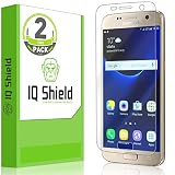 Galaxy S7 Screen Protector, IQ Shield LiQuidSkin (2-Pack) Full Coverage Screen Protector for Galaxy S7 HD Clear Anti-Bubble Film