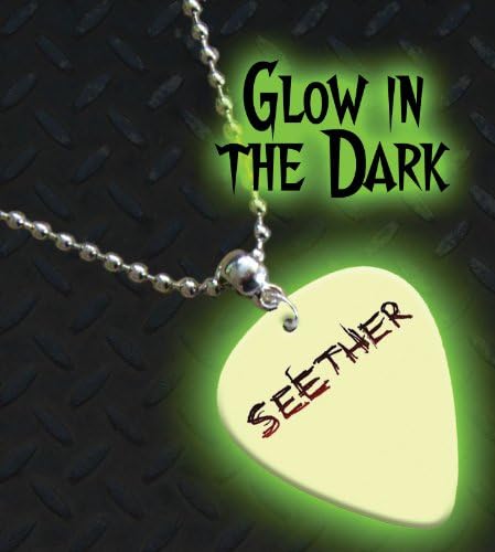 Printed Picks Company Seether Glow In The Dark Premium Guitar Pick Necklace/Chain