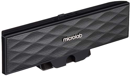 Microlab  B51BLACK  Portable Amplified USB-Powered Clip-On Speaker for Notebook and Tablet with USB Port (Black)