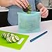 4-Pack Reusable Silicone Food Storage Bag and Saver | Silicon Freezer, Liquid Container Bags with Airtight Seal | Baby Food Containers | Dishwasher Oven Microwave Safe | Store Vegetables Meat Liquids