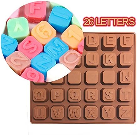DIYhandmade chocolate soap ice lattice， Silicone Chocolate Candy Ice Soap Molds Moulds for Handmade DIY Products (black)