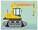 BigWig Prints Construction Trucks Kids Room Wall Decor - Set Six 8x10 Photos