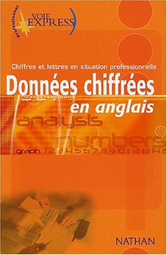 Données chiffrées en anglais