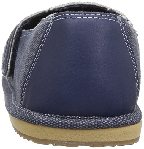 The Children's Place Boys' BB Slipon Deck Slipper, Navy, Youth 4 Medium US Infant