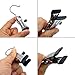 Aligle Tm Portable Laundry Hook Multi-Functional Clips Stainless Steel Home Travel Essentials Stainless Steel Pants Rack, Shoe Clips 12pack