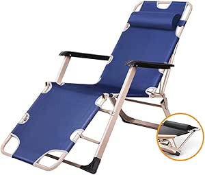 Chaise Lounges Sillones de Gran tamaño para Patio con Almohadilla de