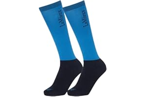 LeMieux My Competition Horse Riding Socks with Closely Woven Foot, Topside Seam and Micro Weight Stretch - Twin Pack
