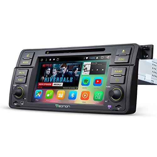 Eonon GA8150A Car Radio Stereo Audio for BMW E46 Android 7.1 Octa- Core 32GB+ 2GB Car GPS Navigation with Bluetooth GPS Navigation Support Fastboot Wifi MirrorLink AUX USB SD Backup Camera