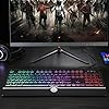 Wired-Backlight-Keyboard-Jelly-Comb-USB-Wired-Rainbow-Illuminated-Gaming-Keyboard-UK-QWERTY-Layout-with-Wrist-Support-Black Wired Backlight Keyboard, Jelly Comb USB Wired Rainbow Illuminated Gaming Keyboard UK QWERTY Layout with Wrist Support…