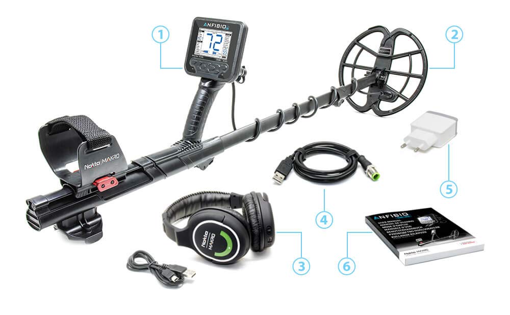 Detector de metales Makro/Nokta ANFIBIO MULTI: Amazon.es: Bricolaje y herramientas