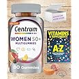 Centrum Multigummies 50 Plus, Multivitamin, Assorted Fruit/Multimineral Supplement with Vitamin D3, B Vitamins + Includes Better Guide Vitamins Supplements Book Exclusive