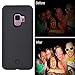 AUYOUWEI Galaxy S9 Case, LED Illuminated Selfie Light Case Cover [Rechargeable] Light Up Luminous Selfie Flashlight Cell Phone Case for Samsung S9 (Black)