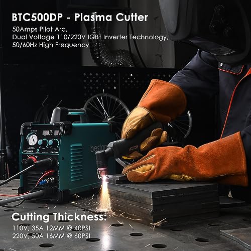 Plasma Cutter, BTC500D BTC500DP 50Amps Dual Voltage 110/220V Plasma
