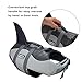 Dog Life Jacket, Adjustable Pet Life Preserver Safety Dog Swimming Pool Vest, Novice Swimmer Life Jacket for Pets, Water Safety at the Pool, Beach, Boating (shark, Medium)