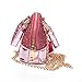 HOOLCHEAN Toddler Girls' Mini Sequins Handbags Random Color Pendant Little Girls Shell Shape Crossbody Bag Princess Purses, Pink