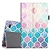 Fintie Folio Case for All-New Amazon Fire 7 Tablet (7th Generation, 2017 Release) - Slim Fit PU Leather Stand Protective Cover Auto Wake / Sleep, compatible with Fire 7 (5th Gen, 2015), Moroccan Love