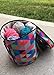 KNITTING & CROCHET BAG with ACCESSORIES - Water Resistant & Tangle-Free Yarn Storage Tote, Crocheting Supplies Organizer & WIP Project Holder with Clear Pocket - Sturdy & Lightweight - Set of 3