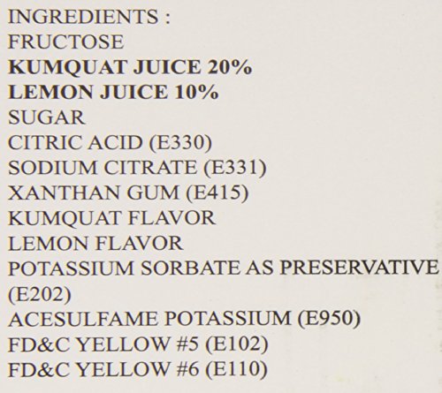 Possmei Flavored Syrup, Kumquat Lemon, 5.5 Pound - Thumbnail 2