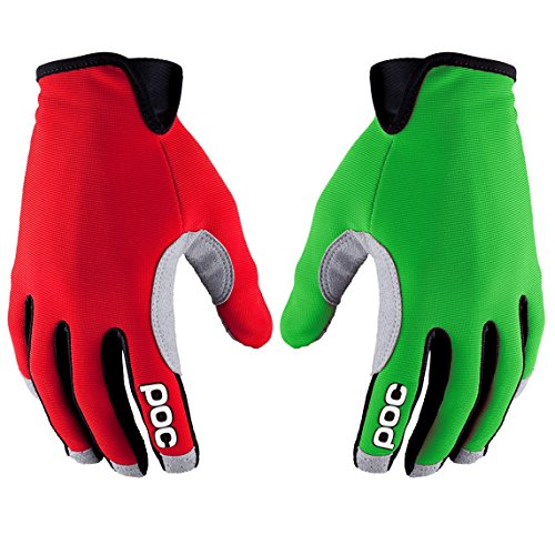 POC Sports Index Air Glove Thallium Green / Bohrium Red XL