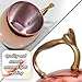 Izycal Moscow Mule Mug | Copper With Drink Like A King Logo | 16 Ounce | Rose Gold Barrel Shaped