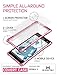 Xperia X Case, Ghostek® Covert Series for Sony Xperia X Premium Impact Slim Hybrid Protective Armor Case Cover | Clear TPU | Warranty | Explosion-Proof Screen Protector | Ultra Fit (Rose Pink)