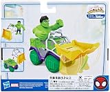 SPIDEY AND HIS AMAZING FRIENDS Marvel Hulk Smash Truck Set Toy 10in Interactive view 3
