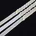 Remedios Crystal Satin Bridal Sash Wedding Belt for Wedding Party Prom Dress, White
