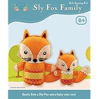 Kids Sewing Crafts Kits For Girls : Beginners Arts And Craft Kit Plush Fox Animal Mini Sew And Stuff Toy Learn Enjoy Have Fun With Endless Play - Create Memories That Last With This Fox Family