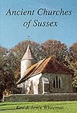 Front cover for the book Ancient Churches of Sussex by Ken Whiteman