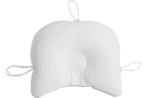 Reidio Adjustable Toddler Pillow Soft and Breathable Ergonomic Design Small Pillow Washable (White)