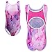 TFJH E Girls Leotards Gymnastics One piece Ballet Tank Activewear Pink Purple 8A