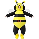 JASHKE Inflatable Bee Costume Inflatable Full Body Costumes for Adults Funny Halloween Costumes Carnival Costumes Adults